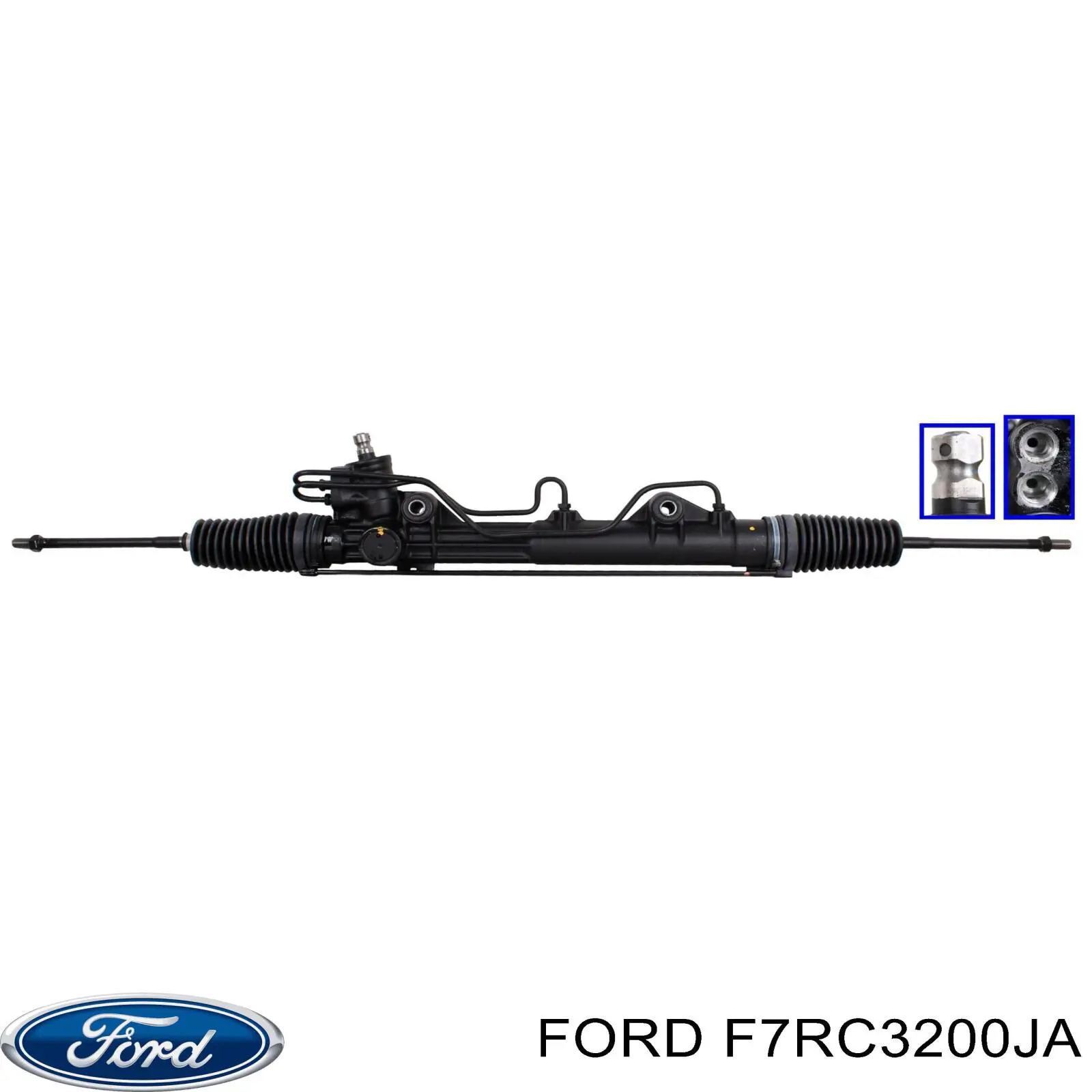 F7RC3200JA Ford cremallera de dirección