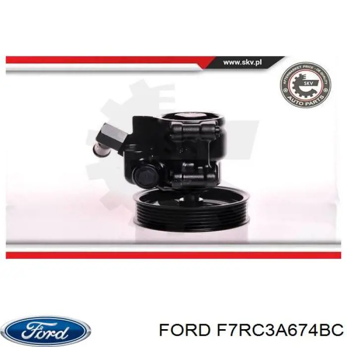 F7RC3A674BC Ford bomba hidráulica de dirección