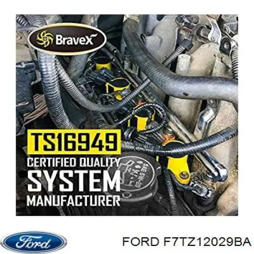 F7TZ12029BA Ford bobina de encendido