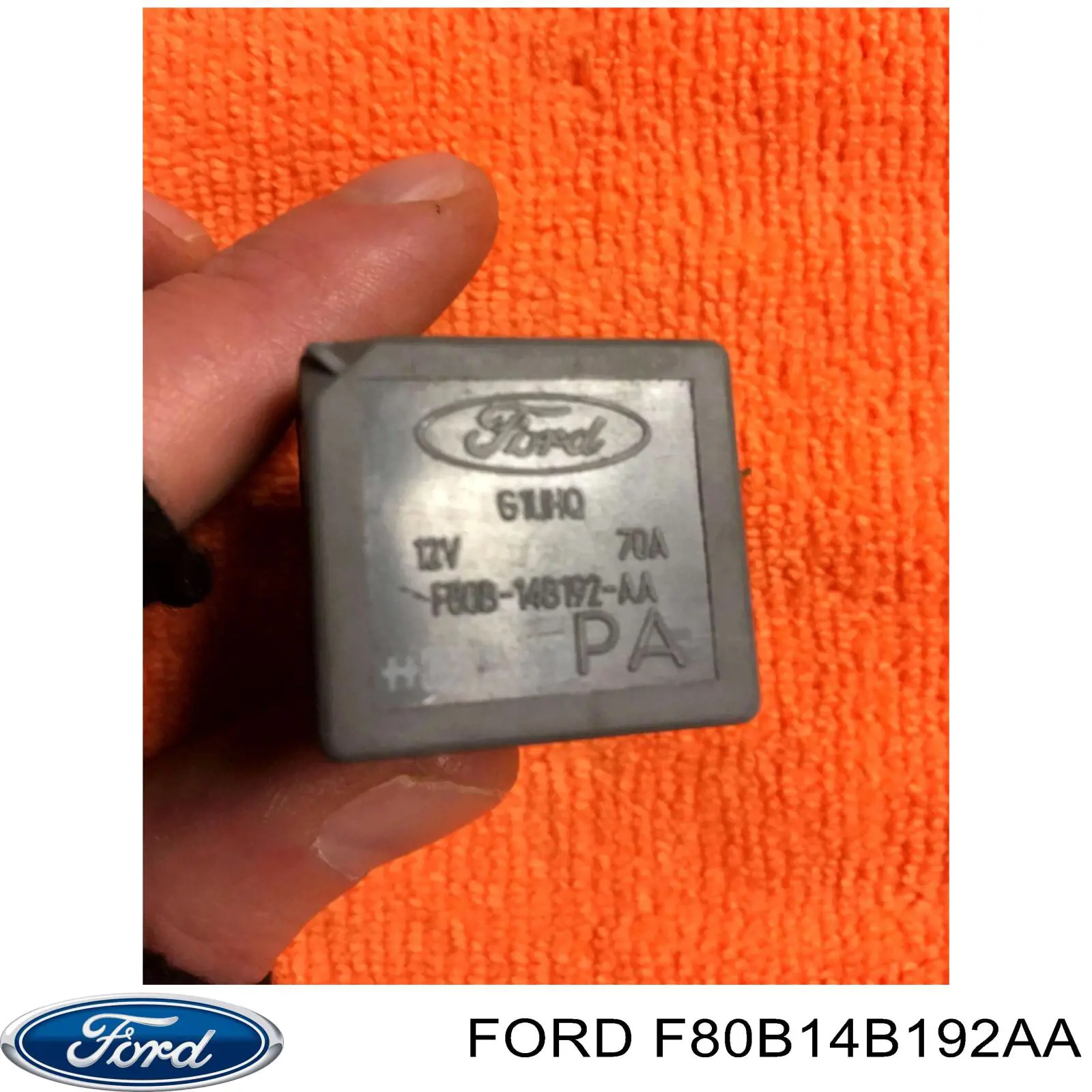 F80B14B192AA Ford Relé de bujías incandescentes