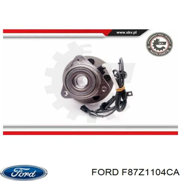 Buje de rueda delantero 4342924 Ford