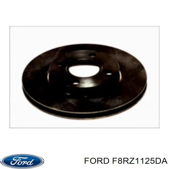 F8RZ1125DA Ford disco de freno delantero