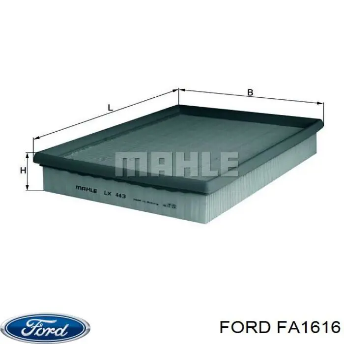 Filtro de aire FA1616 Ford