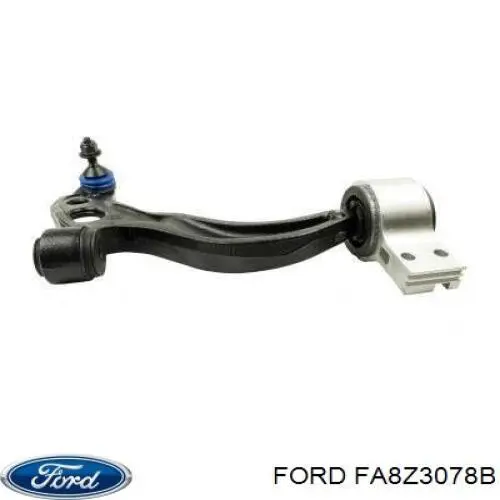 FA8Z3078B Ford barra oscilante, suspensión de ruedas delantera, inferior derecha