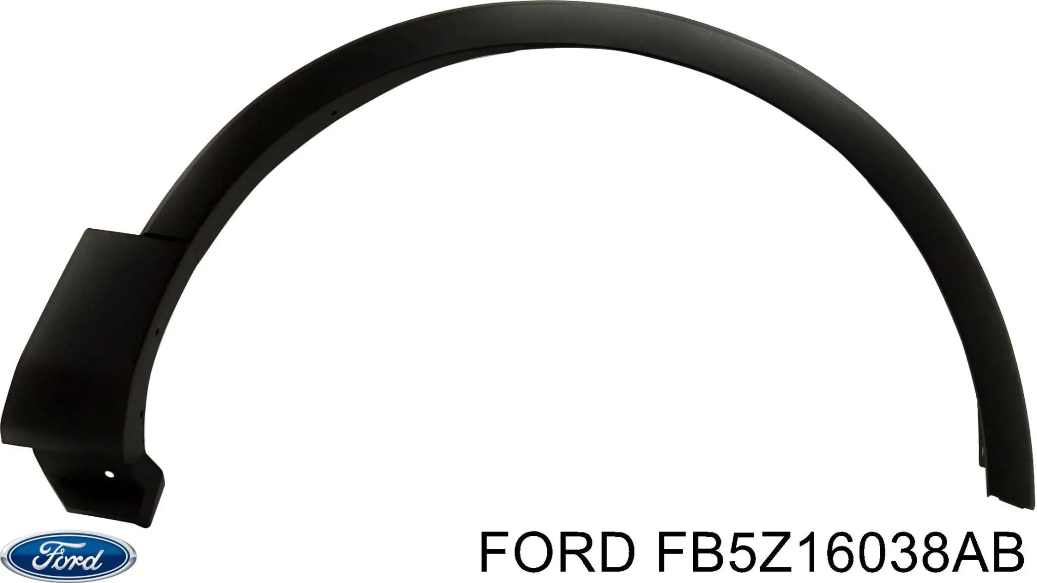 FB5Z16038AB Ford ensanchamiento, guardabarros delantero derecho