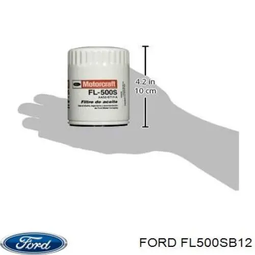 FL500SB12 Ford filtro de aceite