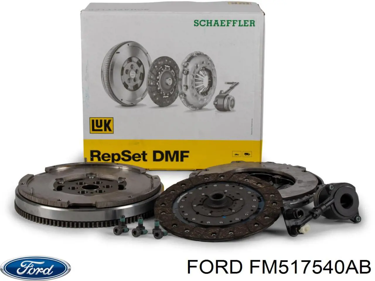 FM517540AB Ford kit de embrague (3 partes)