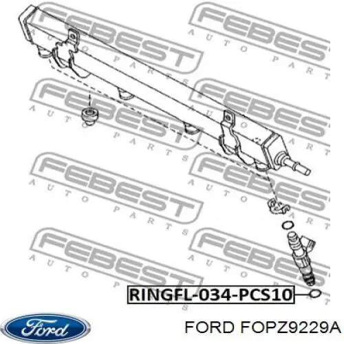 Comprar FOPZ9229A Ford Junta de inyectores