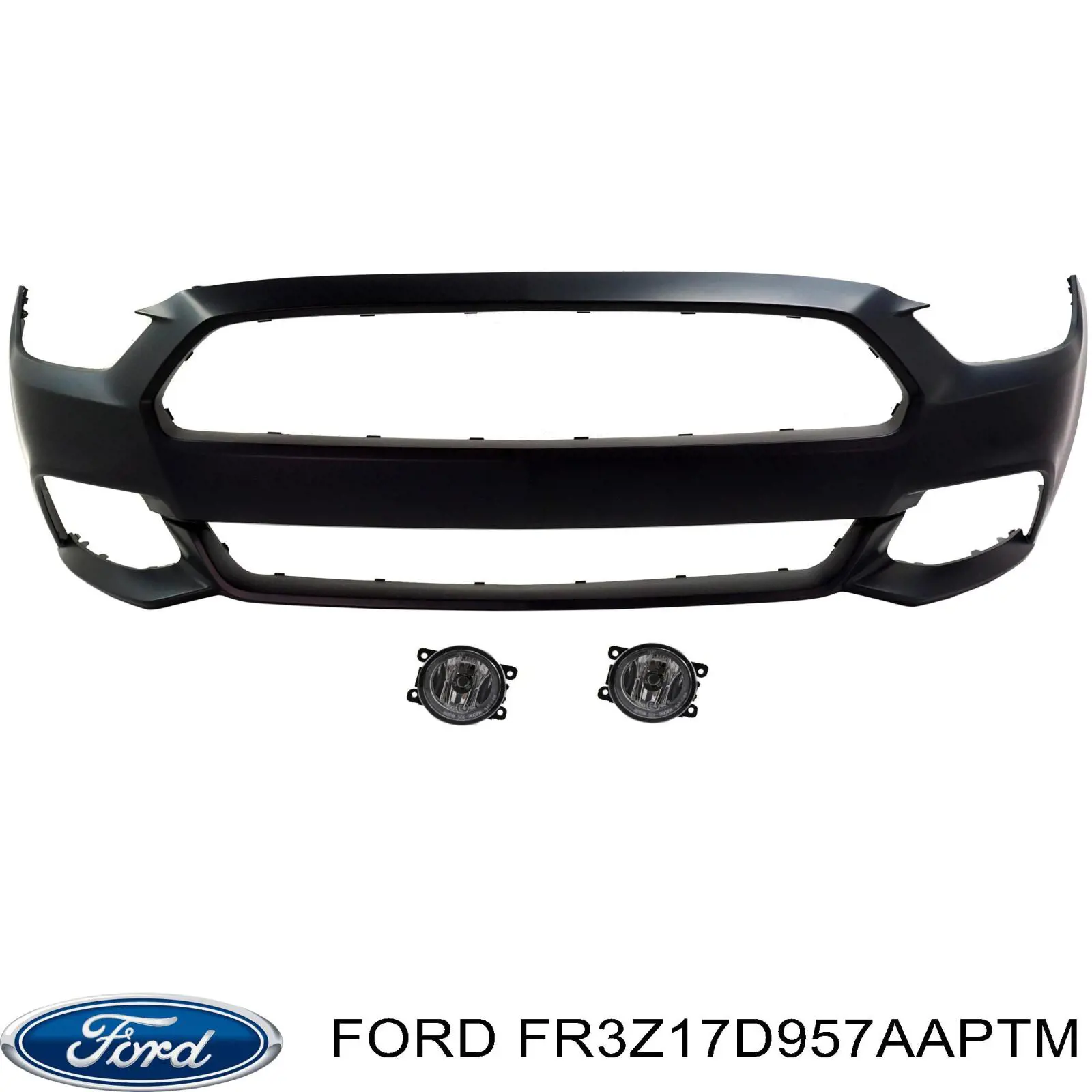 FR3Z17D957AAPTM Ford paragolpes delantero