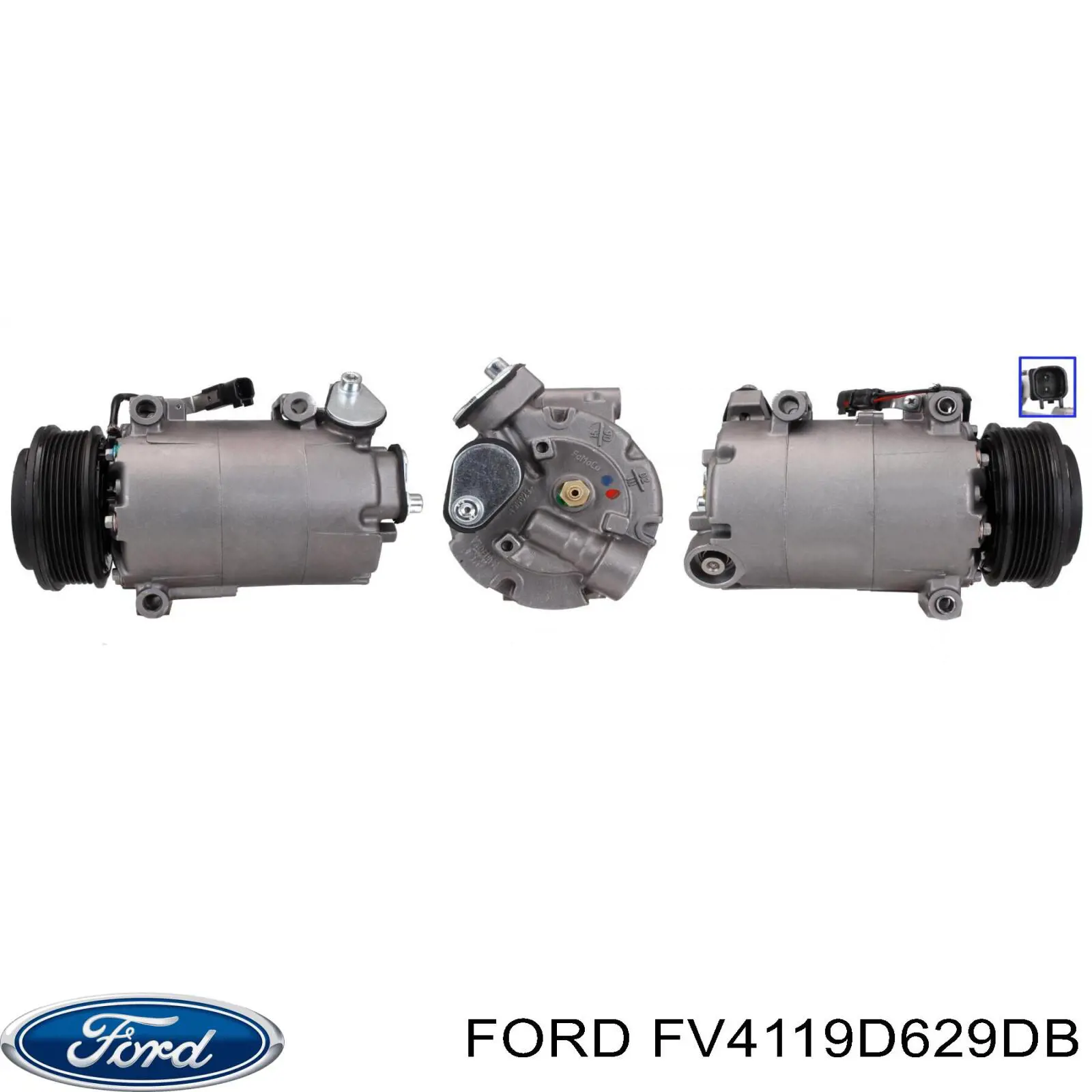 FV4119D629DB Ford compresor de aire acondicionado