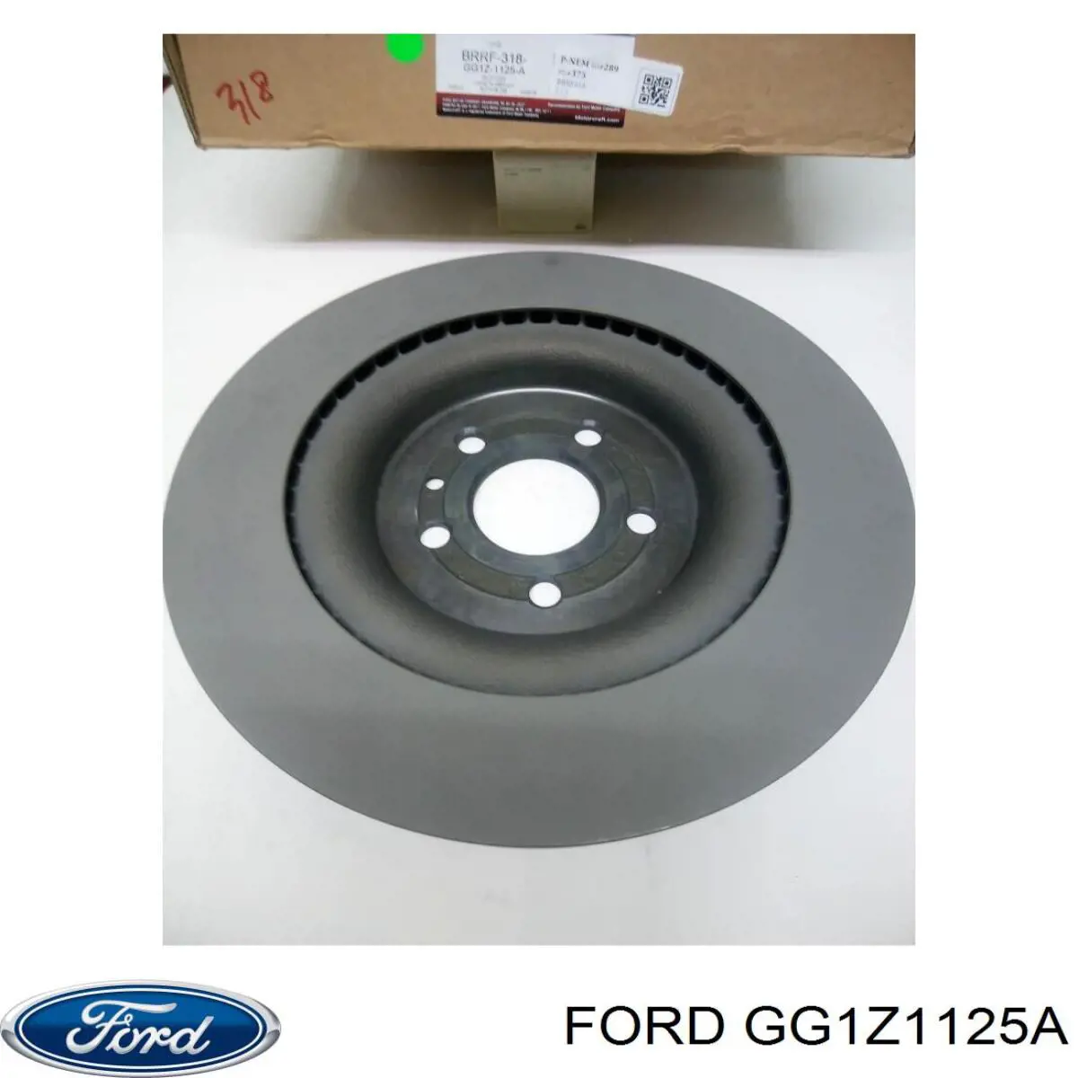 GG1Z1125A Ford freno de disco delantero