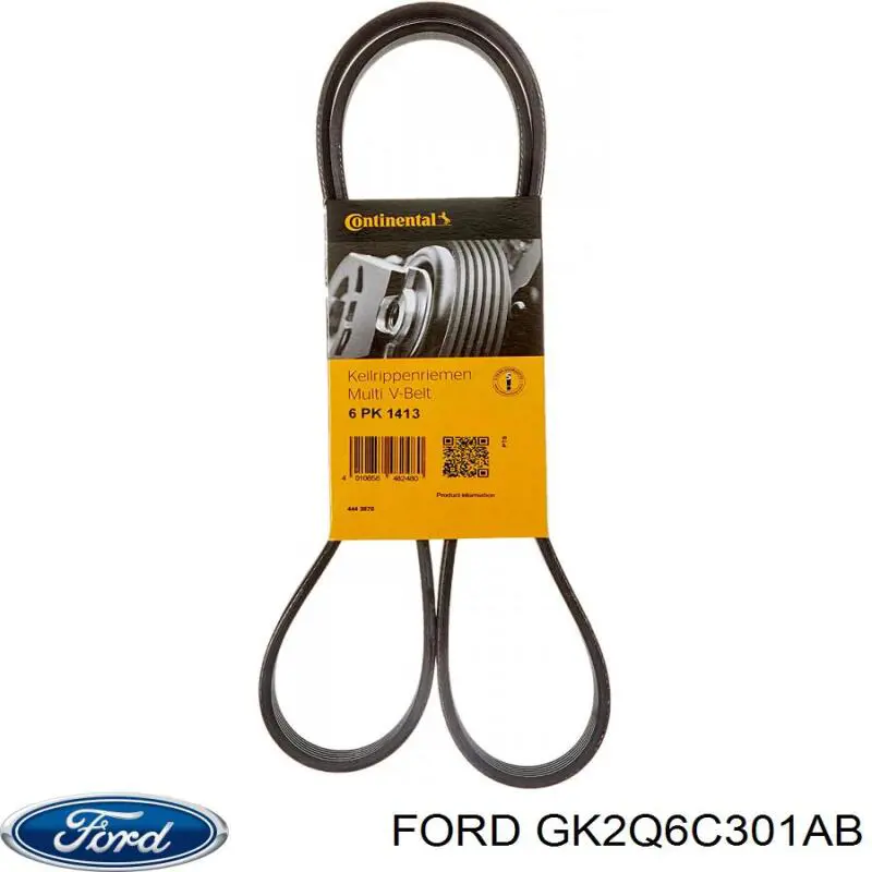 Comprar GK2Q6C301AB Ford Correa trapezoidal