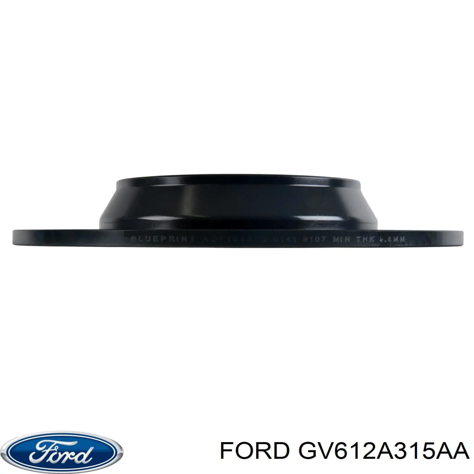 Comprar GV612A315AA Ford Disco de freno trasero