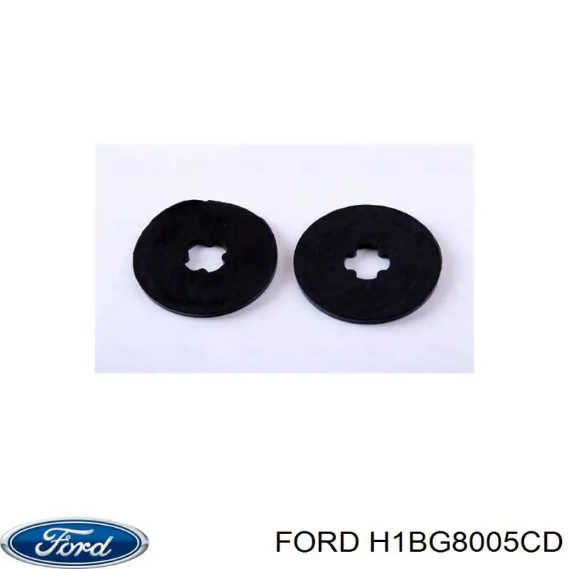 H1BG8005CD Ford radiador refrigeración del motor