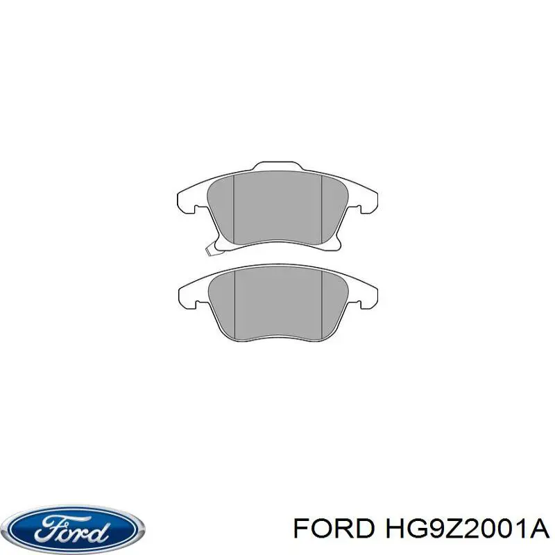 Comprar HG9Z2001A Ford Pastillas delanteras de freno