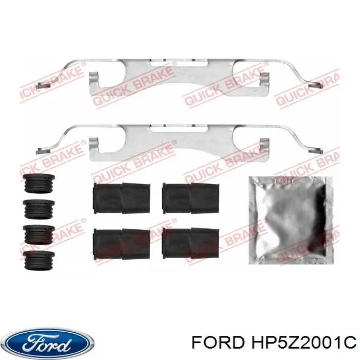 HP5Z2001C Ford pastillas de freno delanteras