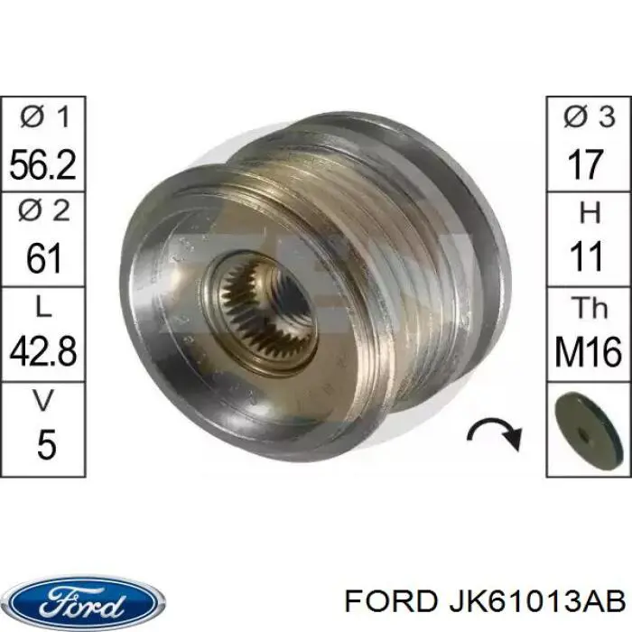 Correa de transmisión trapezoidal Ford Explorer SUV (2001 - 2005) precio, desde 53,09 EUR
