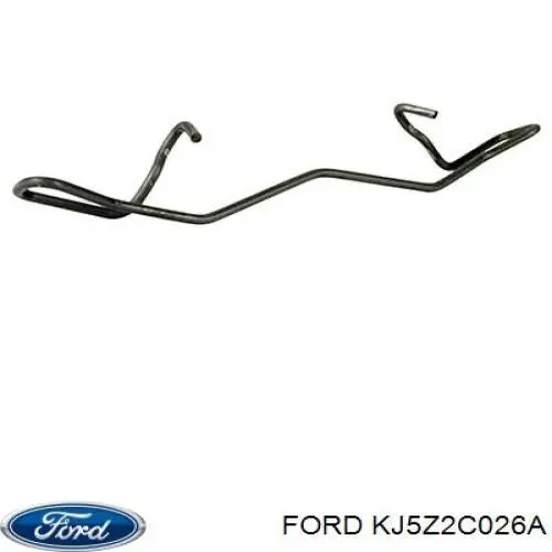 KJ5Z2C026A Ford disco de freno trasero