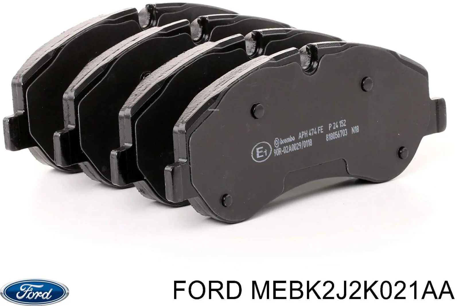 MEBK2J2K021AA Ford pastillas de freno delanteras