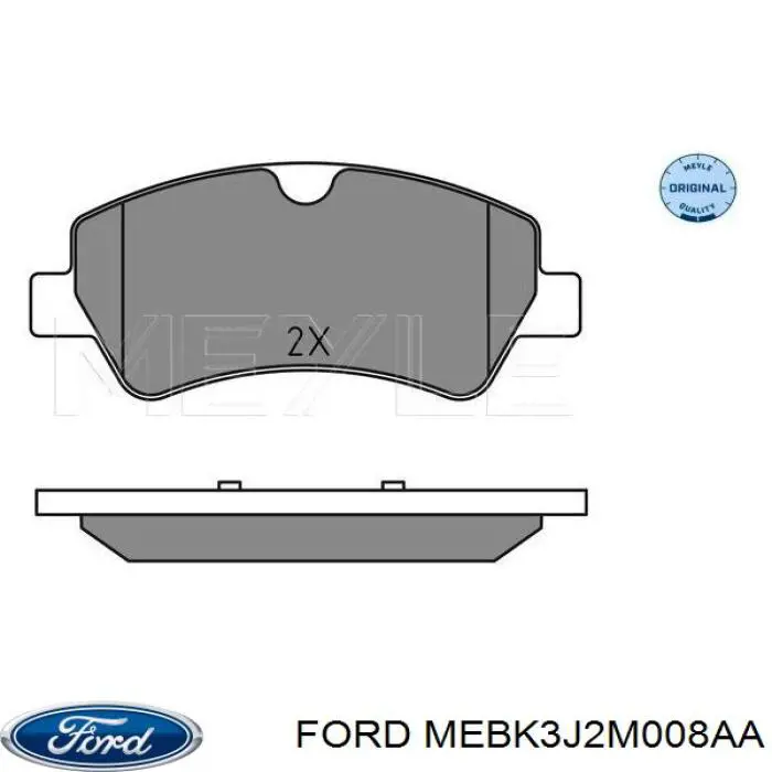 Comprar MEBK3J2M008AA Ford Pastillas de freno traseras