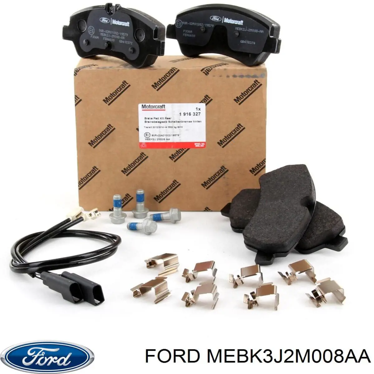 MEBK3J 2M008 AA Ford pastillas de freno traseras