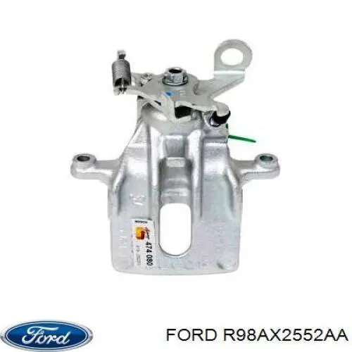 R98AX2552AA Ford pinza de freno trasero derecho