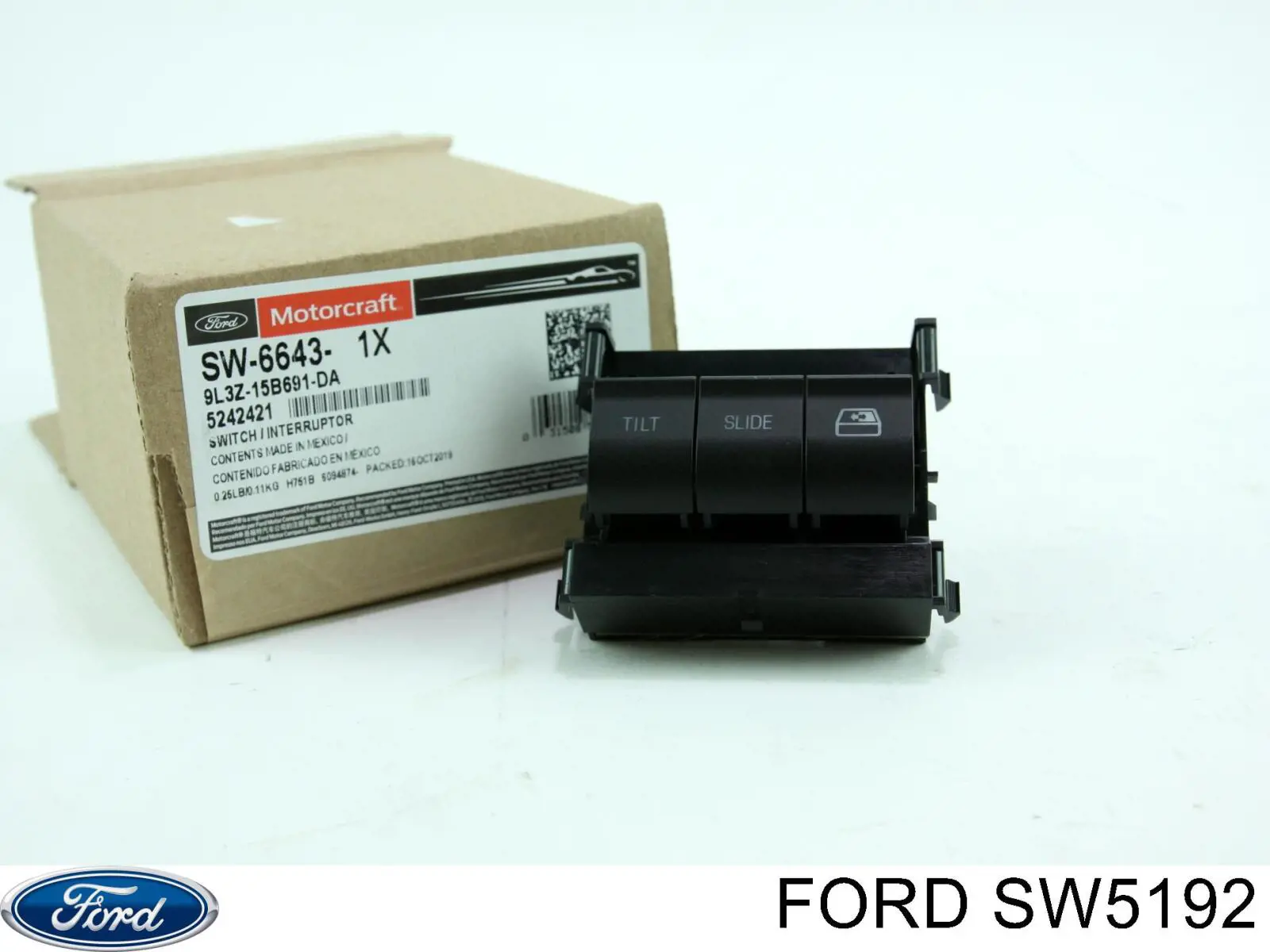 Sensor de presión de aceite 1716832 Ford