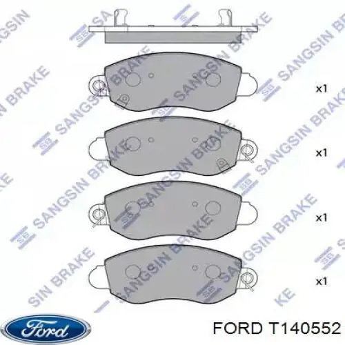 T140552 Ford pastillas de freno delanteras