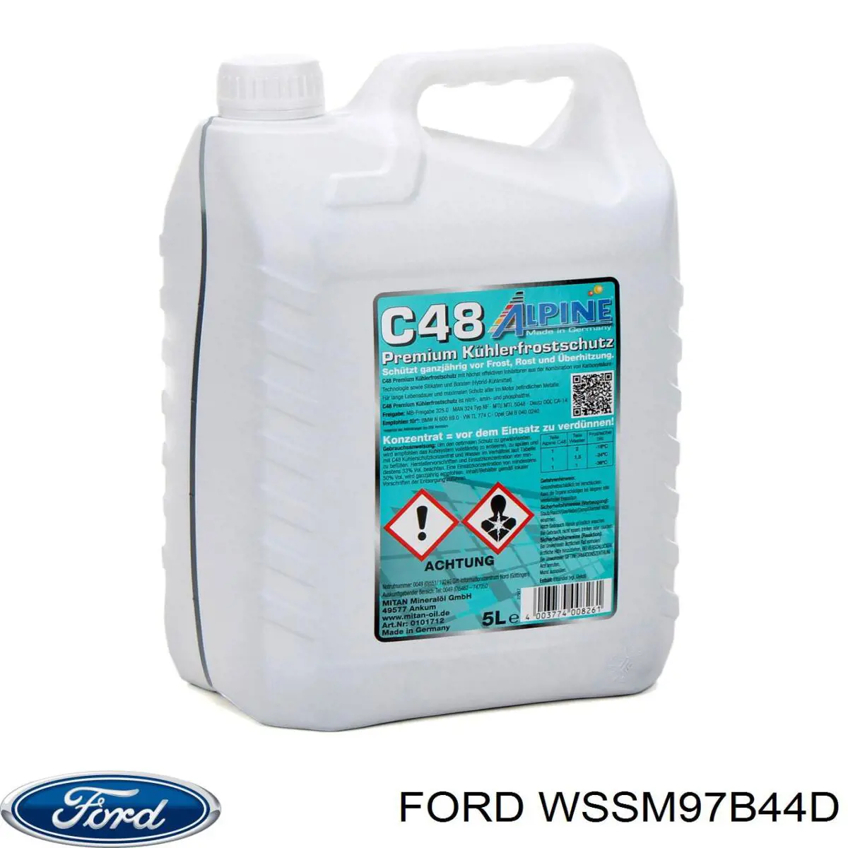 WSSM97B44D Ford Refrigerante