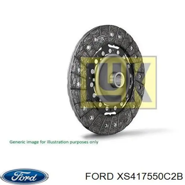 XS417550C2B Ford disco de embrague