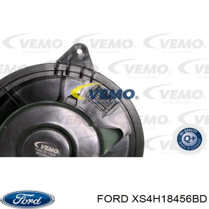 XS4H18456BD Ford motor eléctrico, ventilador habitáculo