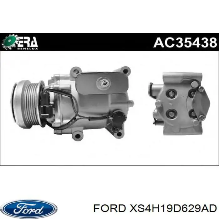 XS4H19D629AD Ford compresor de aire acondicionado