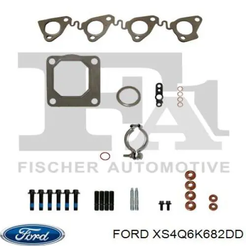 XS4Q6K682DD Ford turbocompresor