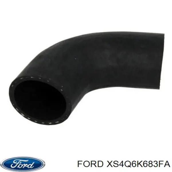 XS4Q6K683FA Ford tubo flexible de aire de sobrealimentación superior derecho