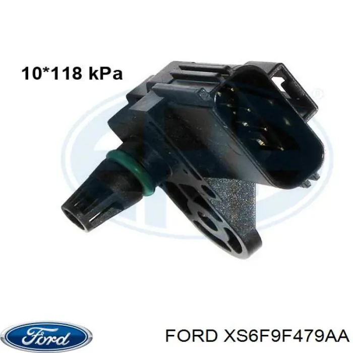 XS6F9F479AA Ford sensor de presion del colector de admision