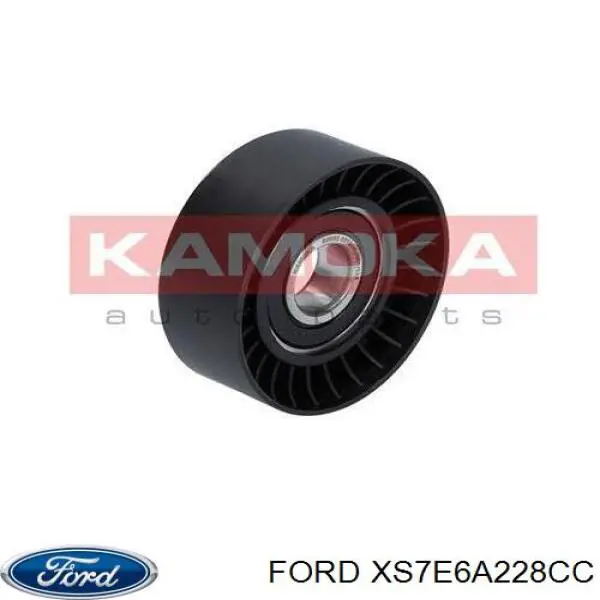 XS7E6A228CC Ford tensor de correa, correa poli v