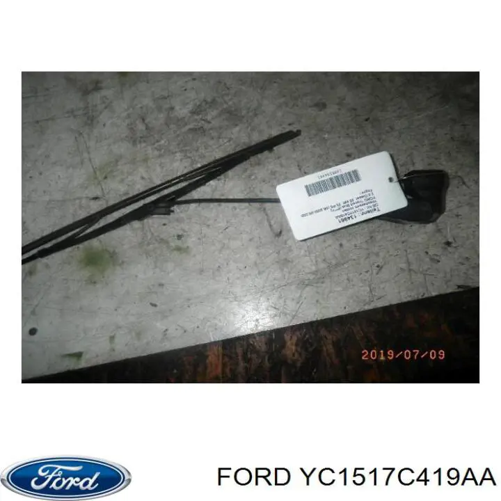 Brazo del limpiaparabrisas, lavado de parabrisas, luna trasera Ford Transit (V184/5)