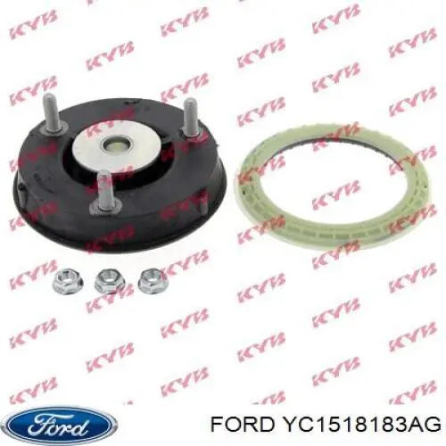 YC1518183AG Ford soporte amortiguador delantero