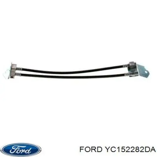 YC152282DA Ford tubo flexible de frenos trasero