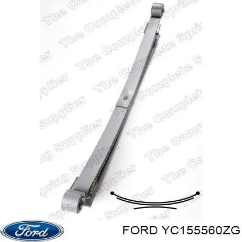 YC155560ZG Ford ballesta trasera