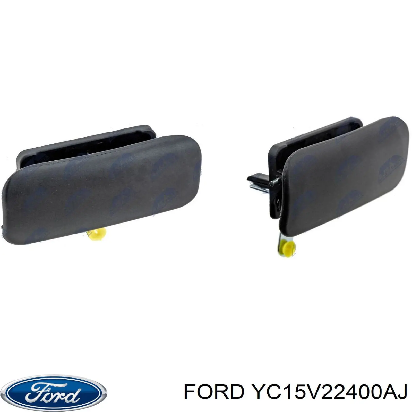 YC15V22400AJ Ford tirador de puerta exterior delantero derecha