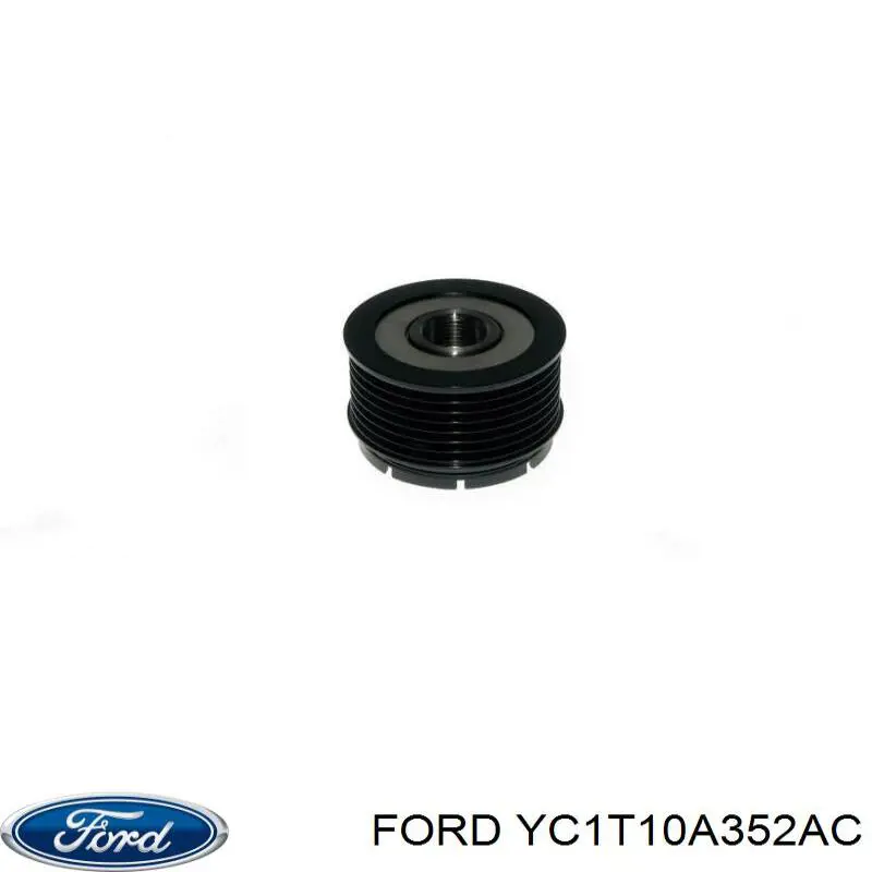 YC1T10A352AC Ford Rueda libre alternador 