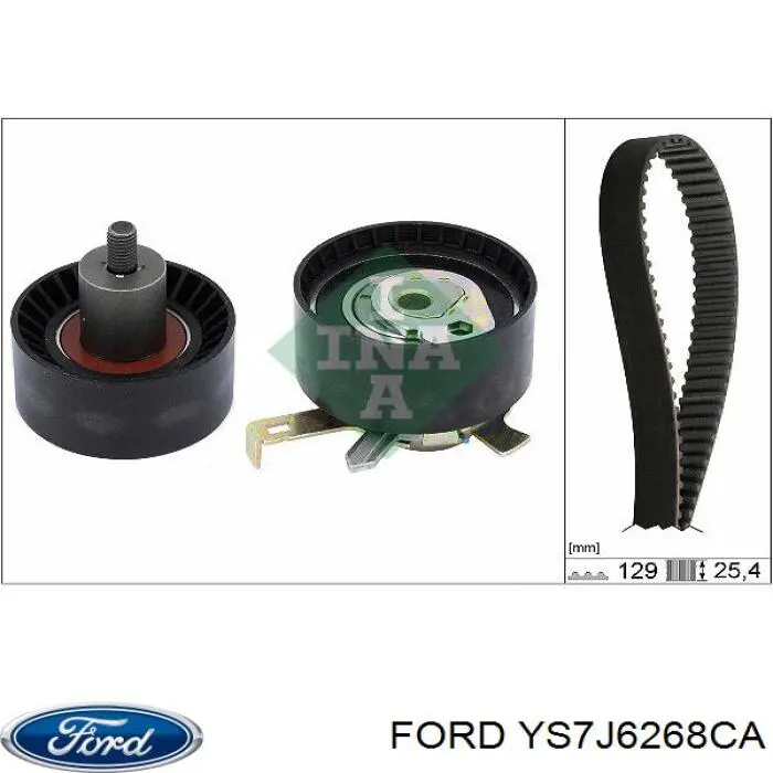 YS7J6268CA Ford kit correa de distribución