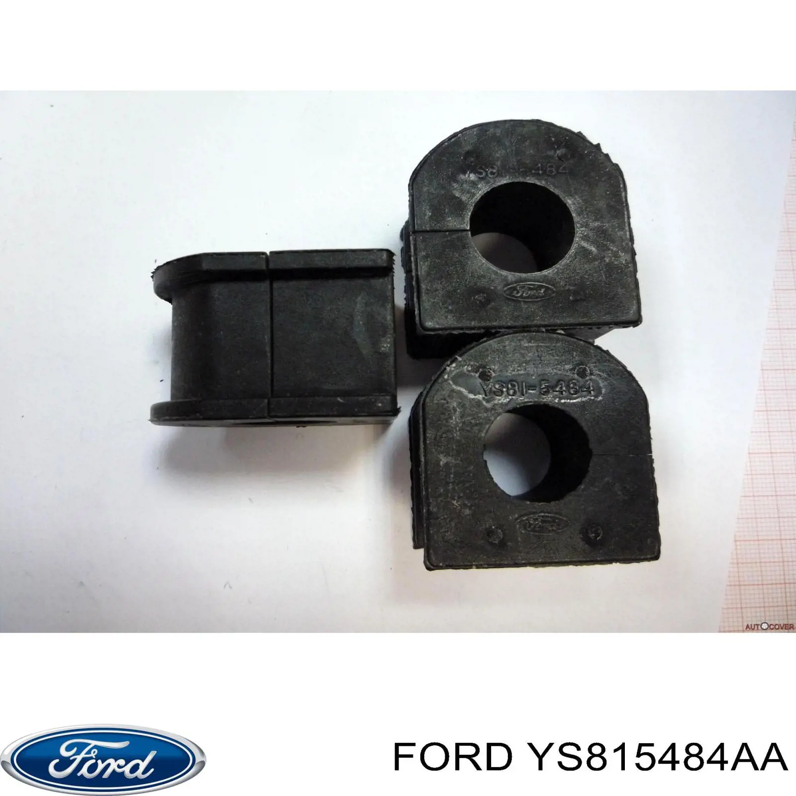 YS815484AA Ford casquillo de barra estabilizadora delantera