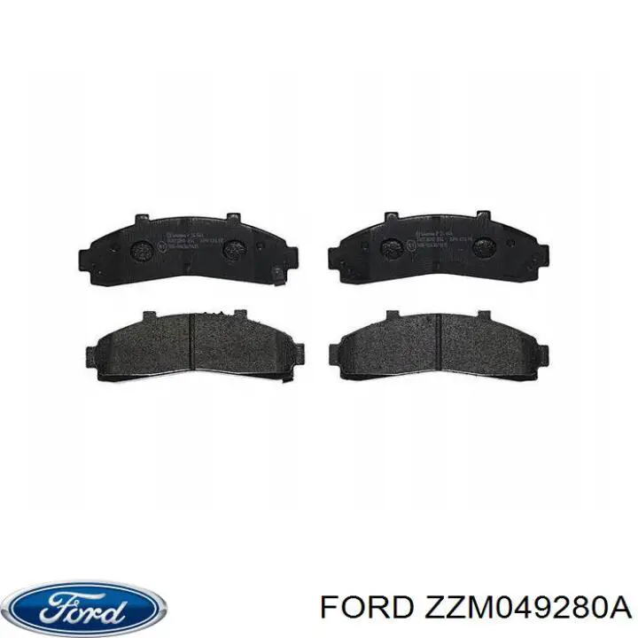 ZZM049280A Ford pastillas de freno delanteras