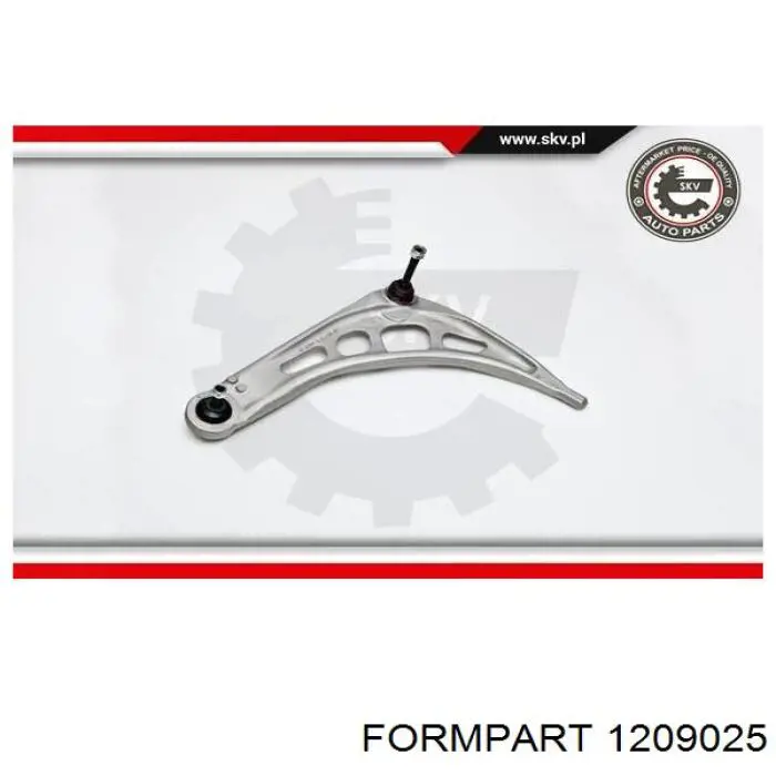 1209025 Formpart/Otoform barra oscilante, suspensión de ruedas delantera, inferior izquierda