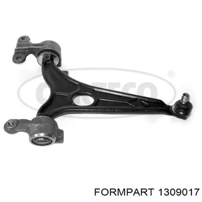 1309017 Formpart/Otoform barra oscilante, suspensión de ruedas delantera, inferior izquierda