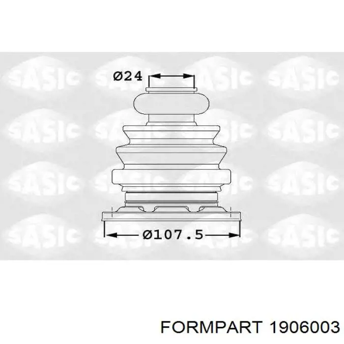 1906003 Formpart/Otoform barra de acoplamiento completa