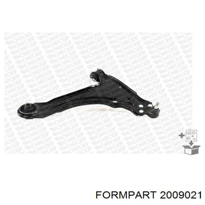 2009021 Formpart/Otoform barra oscilante, suspensión de ruedas delantera, inferior derecha