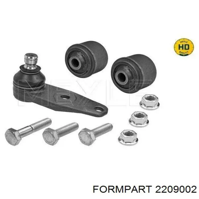 2209002 Formpart/Otoform barra oscilante, suspensión de ruedas delantera, inferior derecha